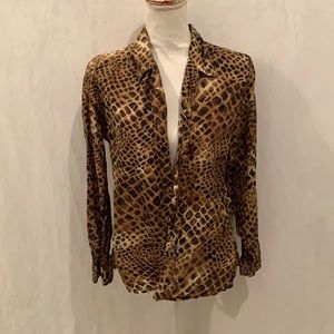 Brown long sleeve shirt